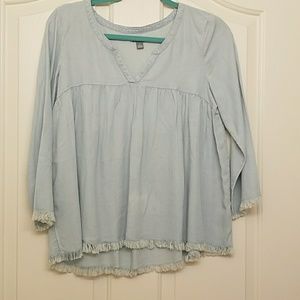 Aerie chambray top
